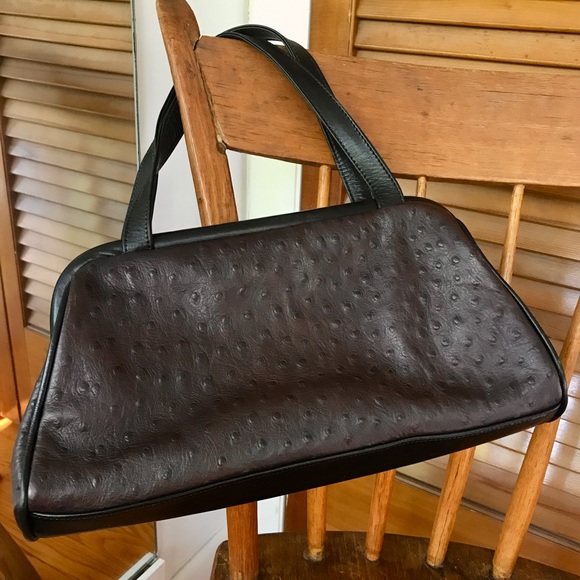 Kooba New York Ostrich Handbag